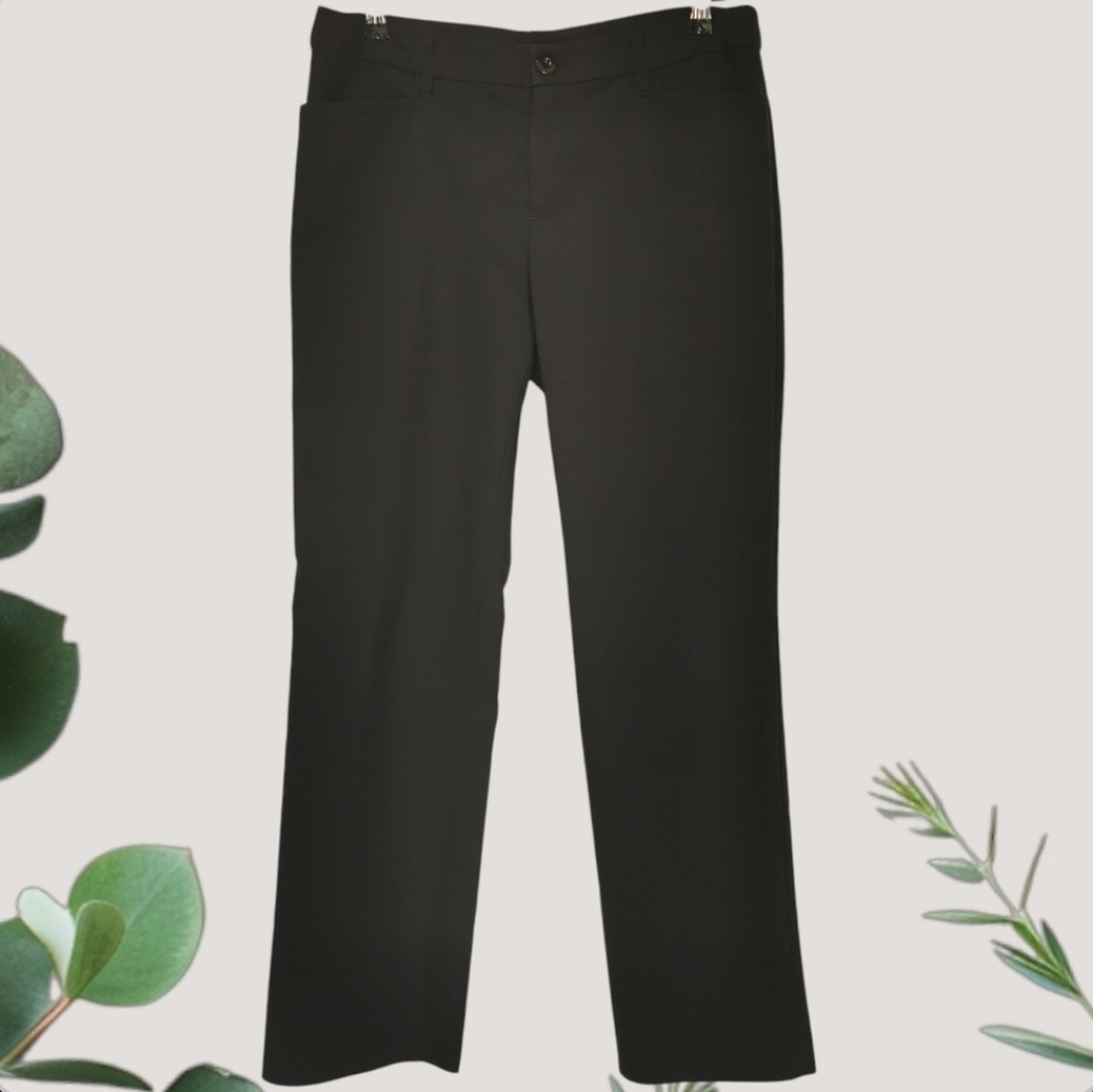 Christopher & Banks Black High-Rise Straight Leg Pants - Sz 8 Open To Offers